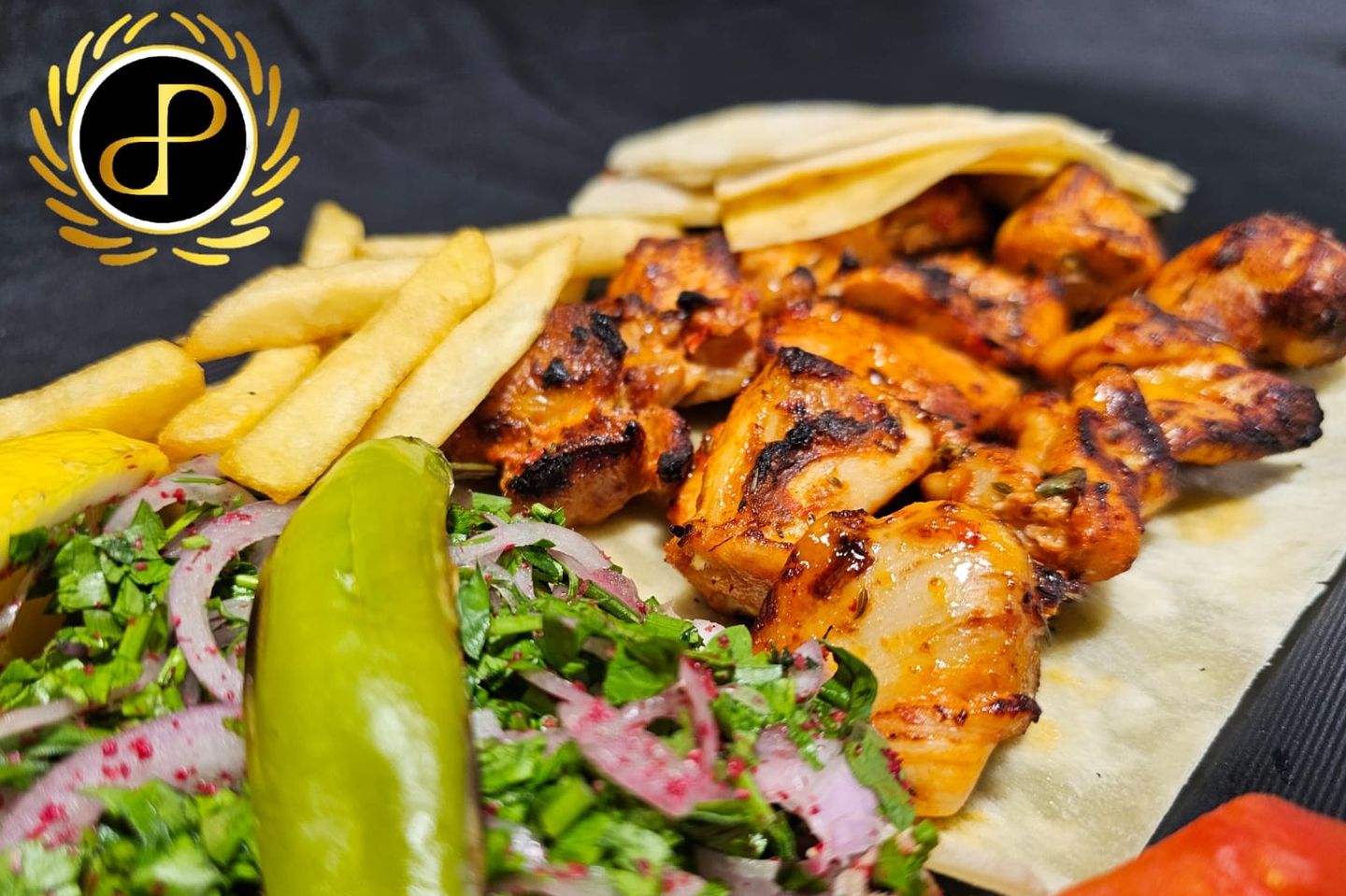 صحن شيش طاوق دجاج ١ ك