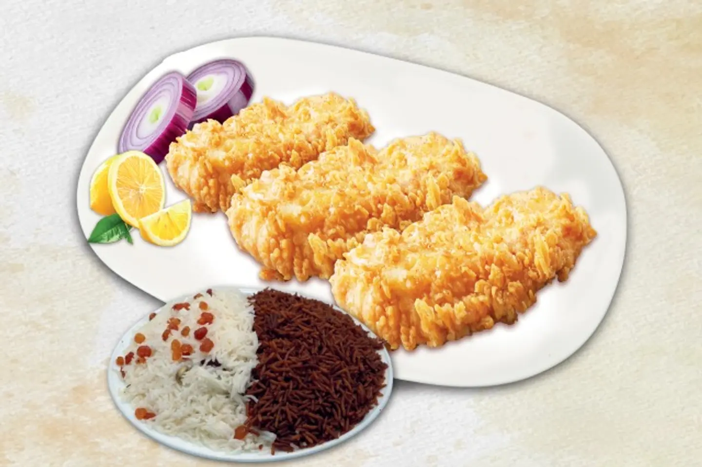 سمك فيلية مع رز