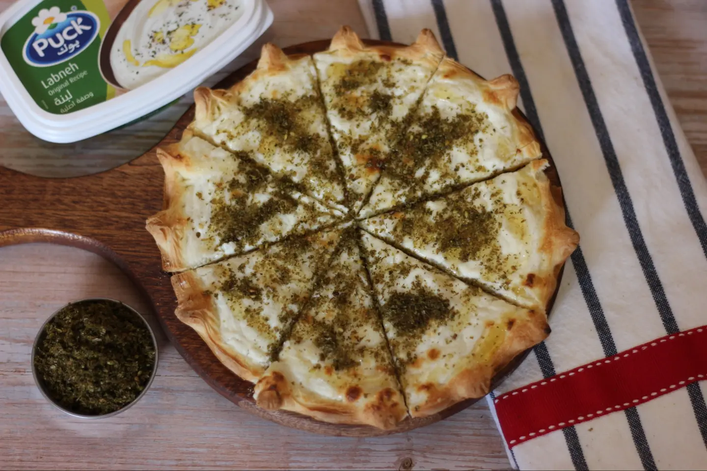 Labneh And Thyme Manousha