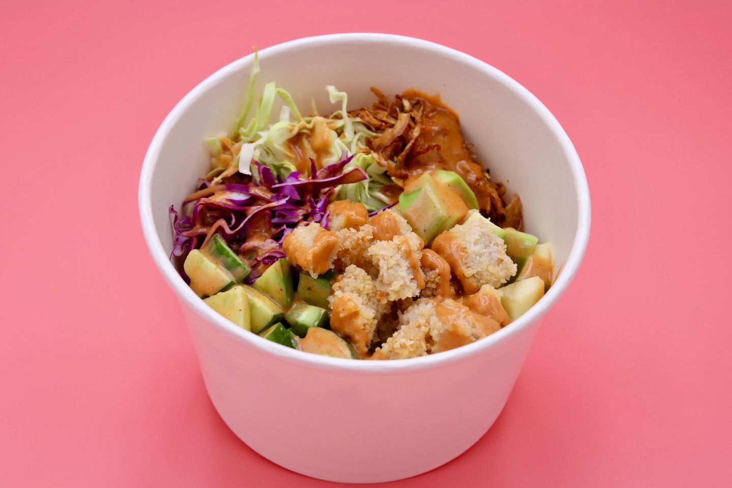 Crispy Chicken Poke Bowl
