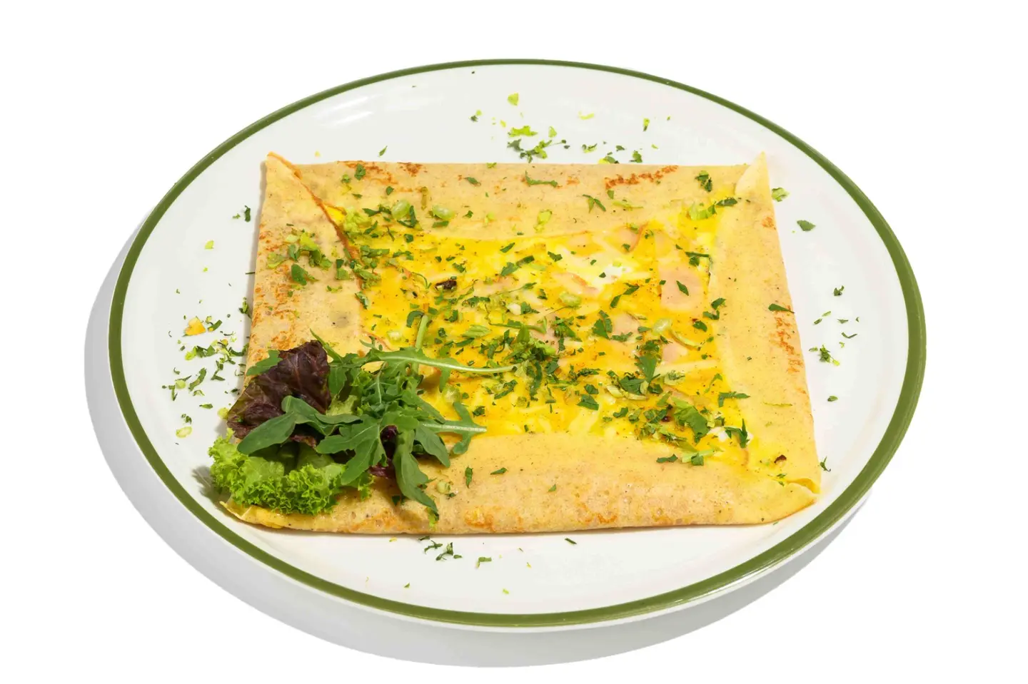 Smoked Turkey And Egg Crepe