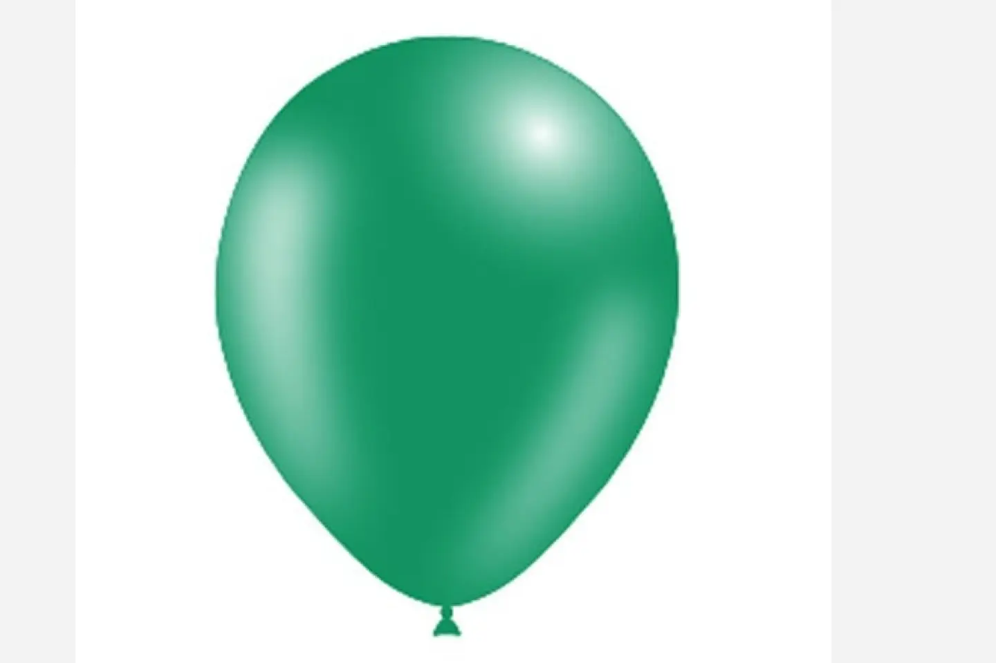 Green Helium Balloon