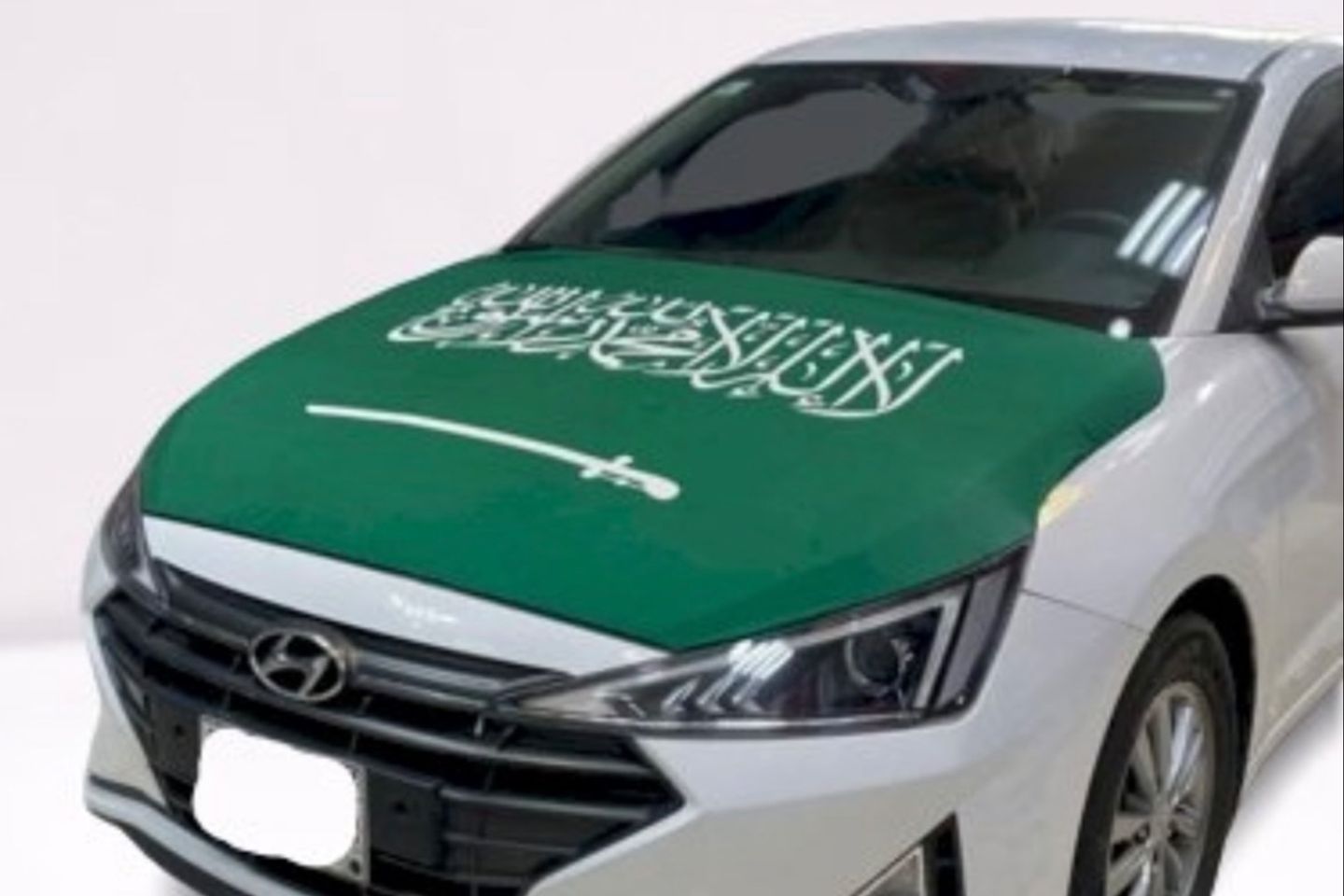 Saudi Arabia Flag Car Hood Cover