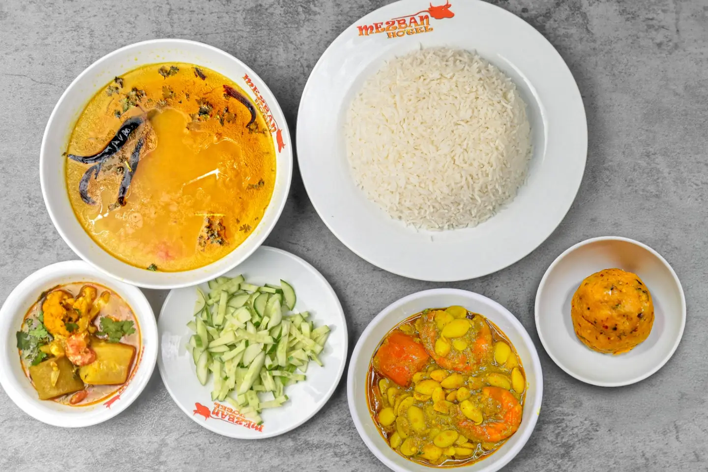 كاري الروبيان و الفاصوليا