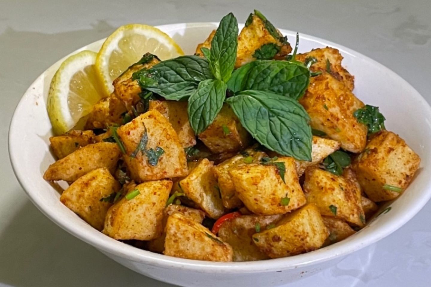 بطاطس حارة