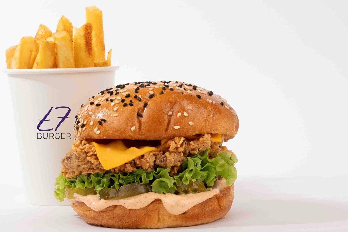 Crispy Chicken Burger Meal