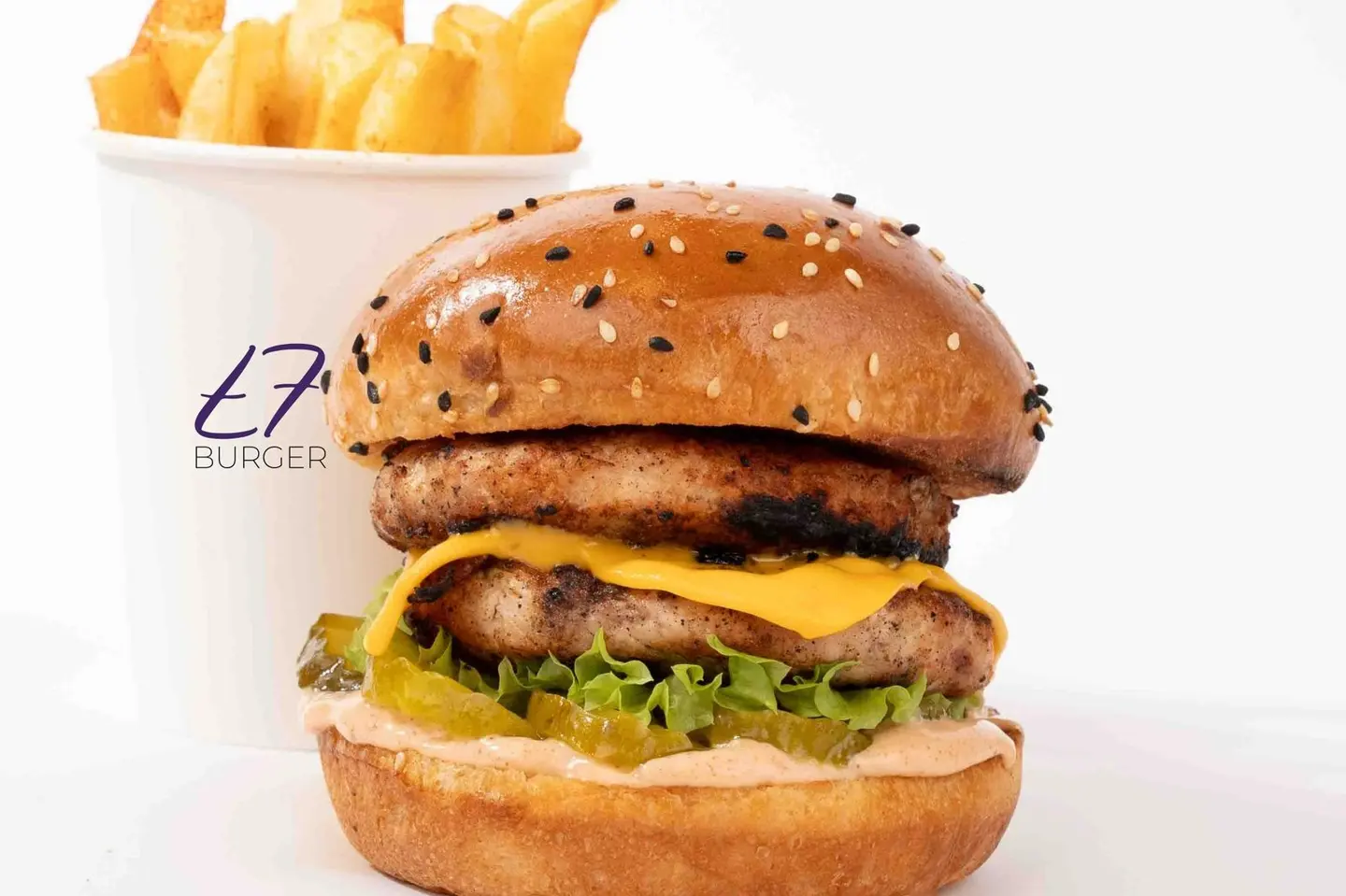 Wood Fired Classic Chicken Burger Meal