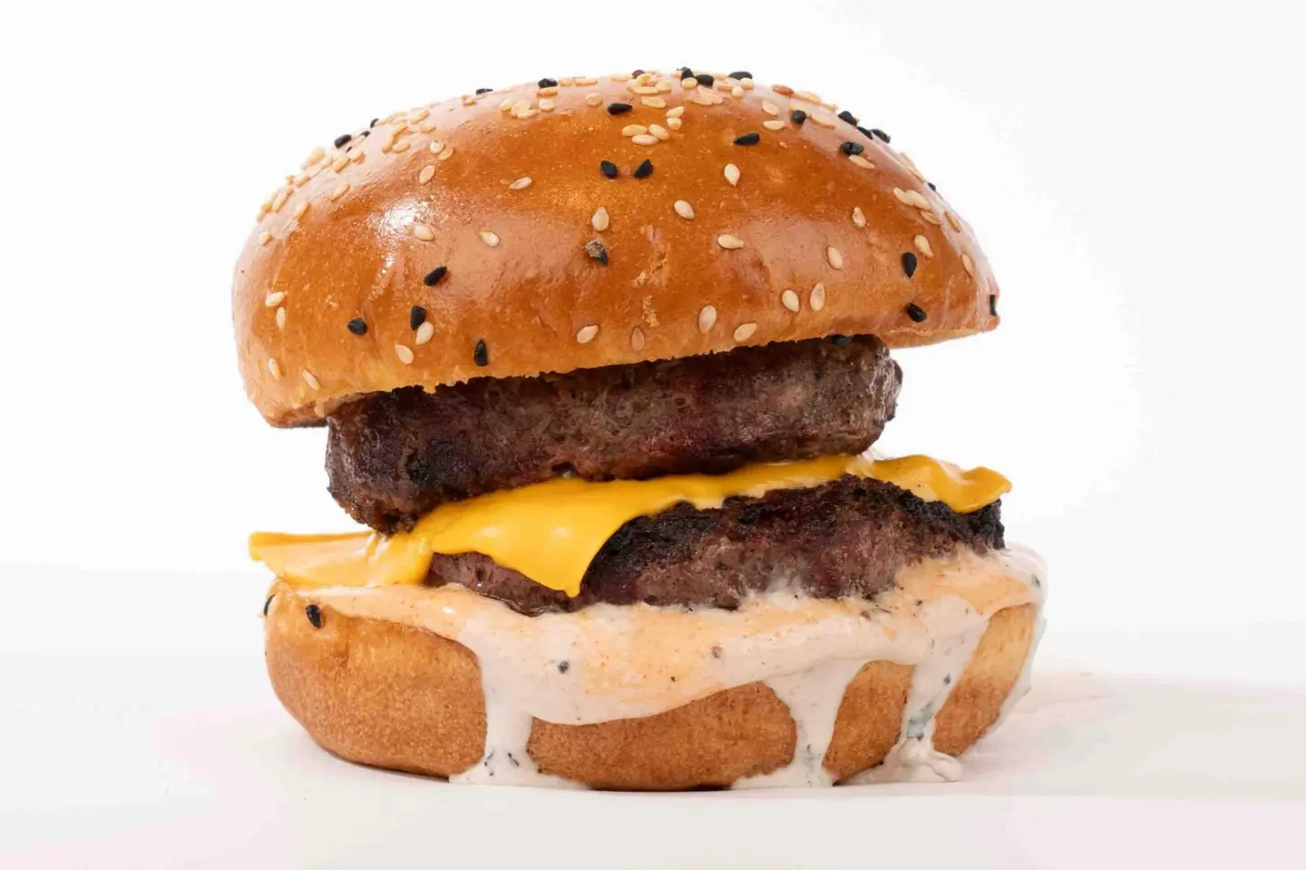 Wood Fired Truffle Meat Burger