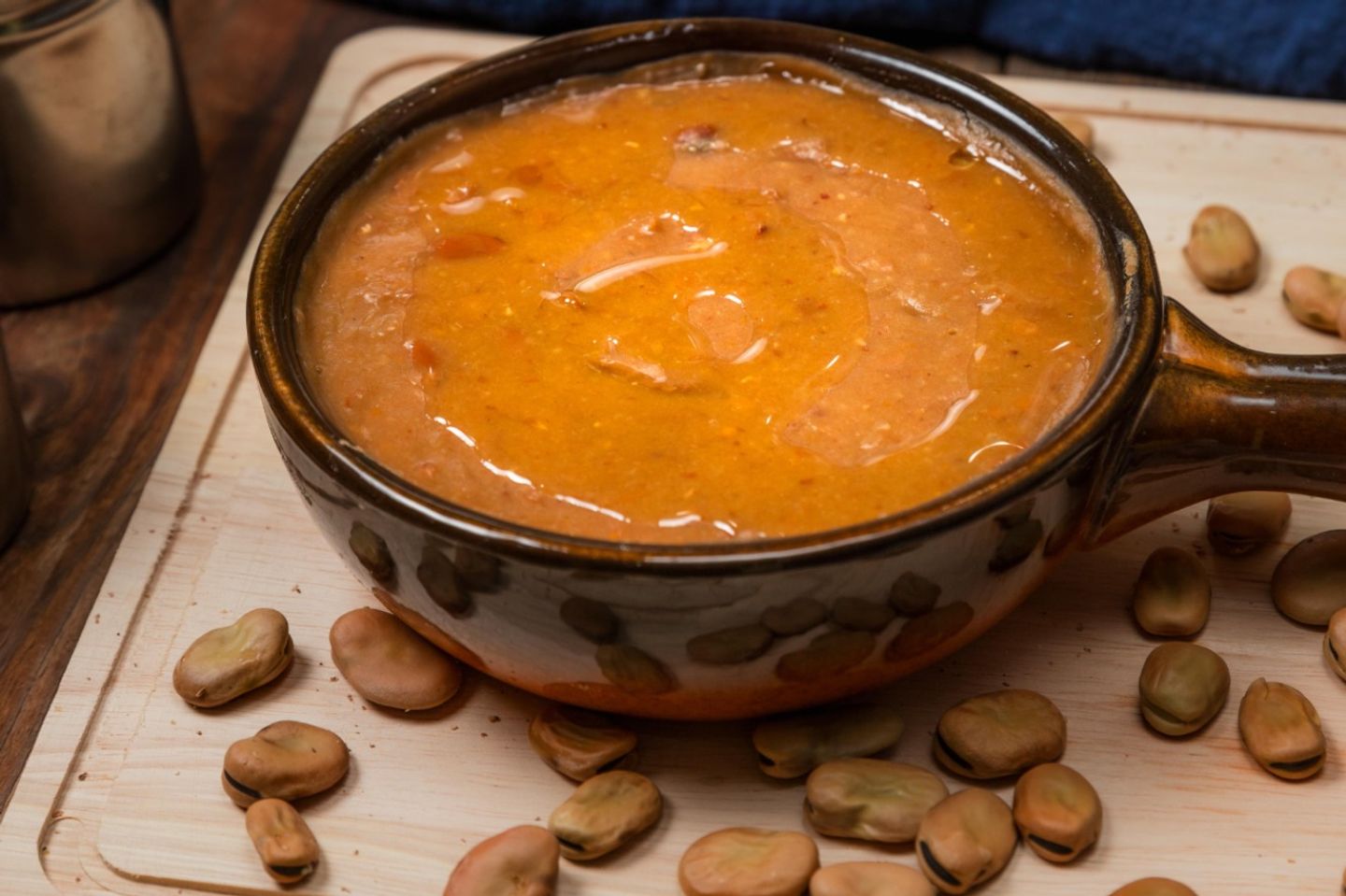 Fava Beans With Olive Oil - Pickled Eggplant
