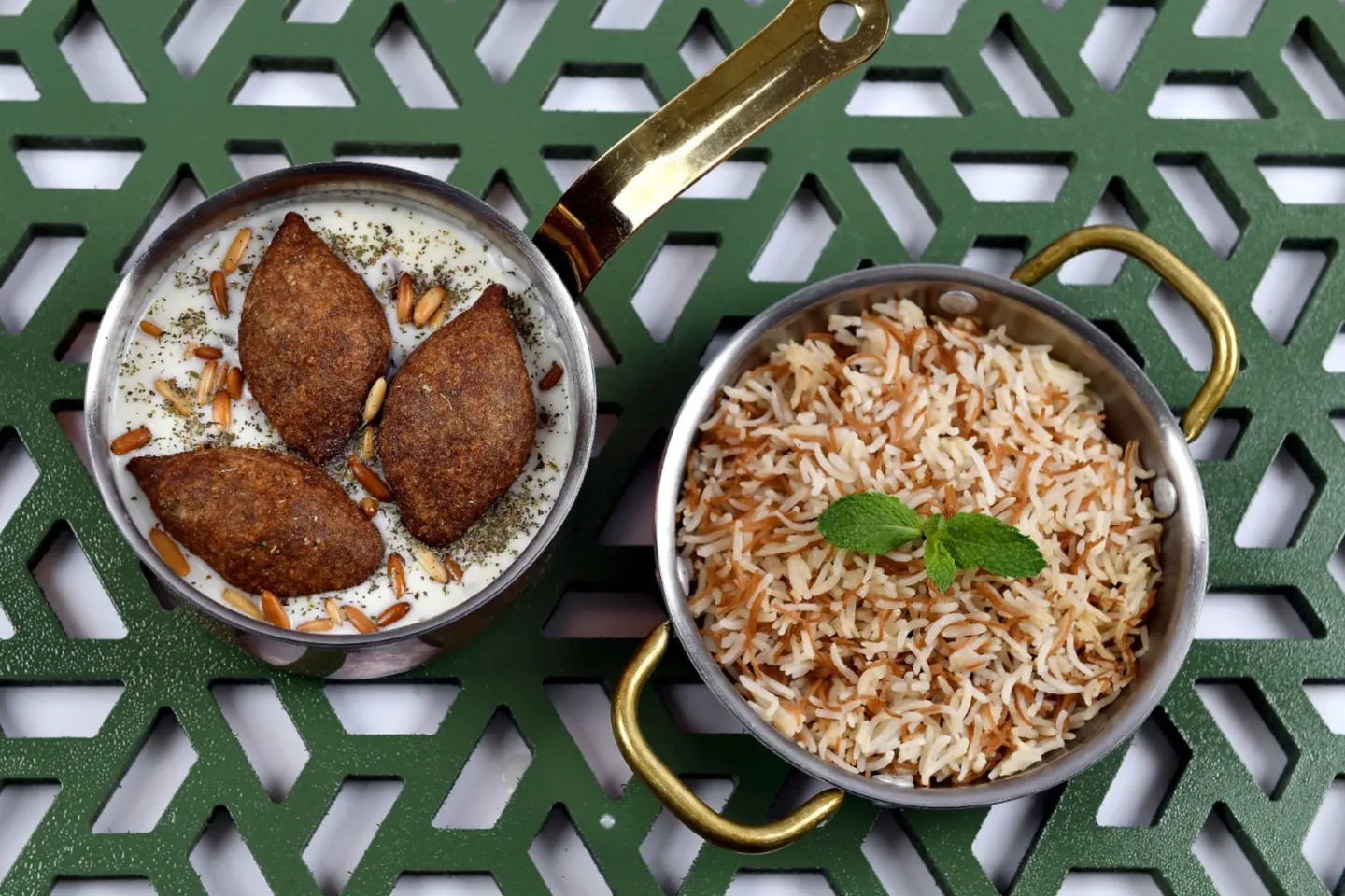 Kibbeh And Shish Barak Bil Laban