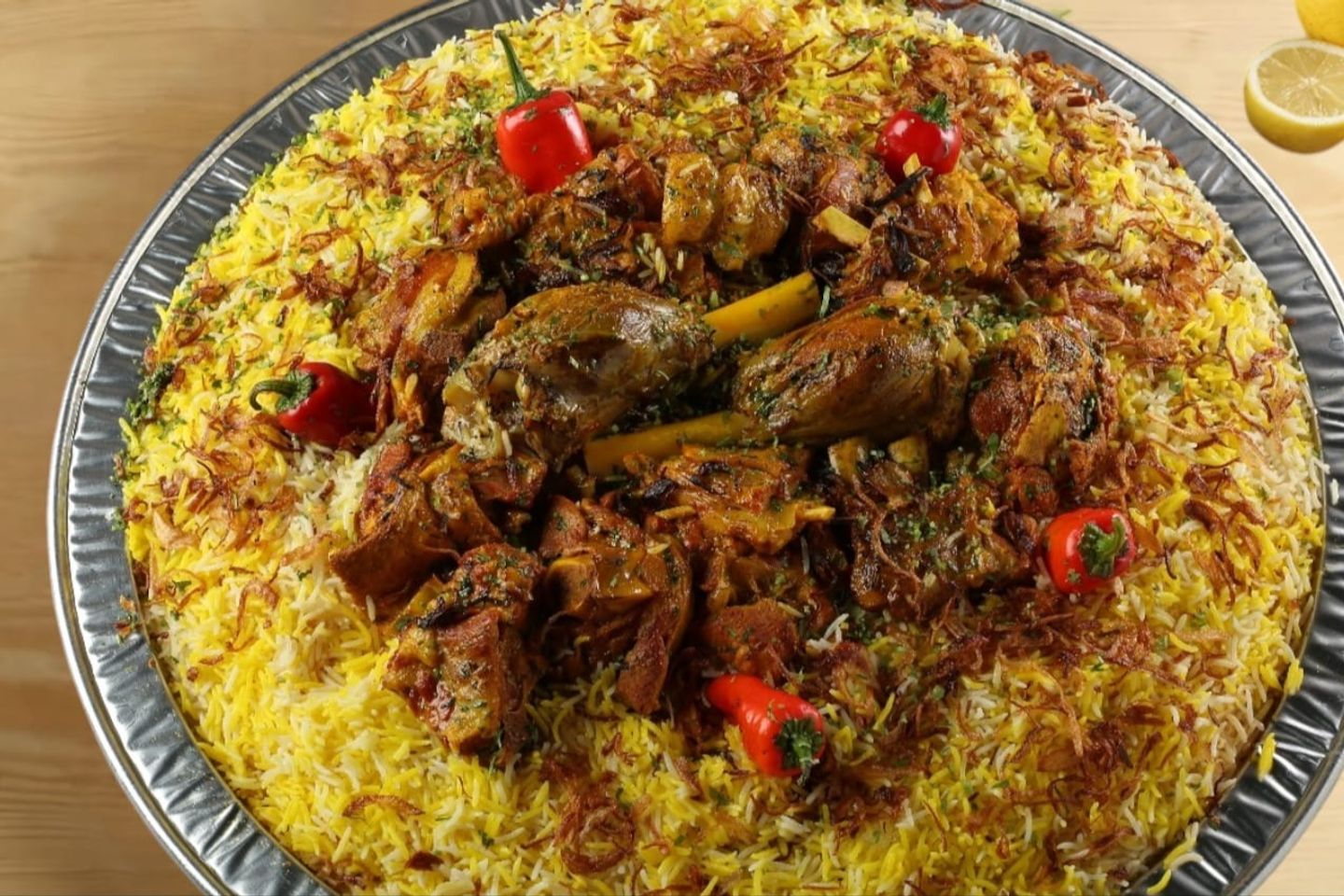 وليمة مندي لحم