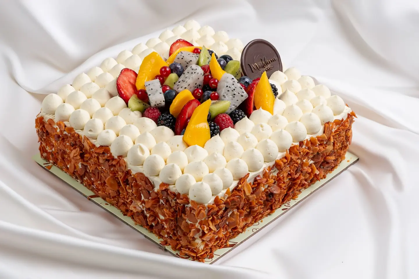 Mix Fruit Almond Cake