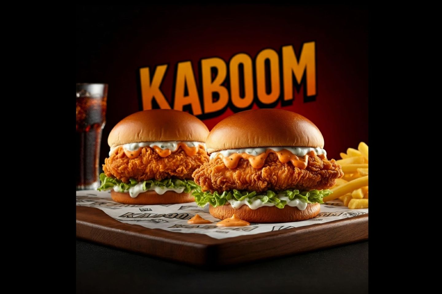 Double Crunchy Chicken Burger Meal