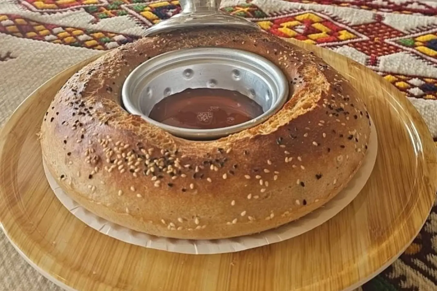 خبزة بالسمن وعسل