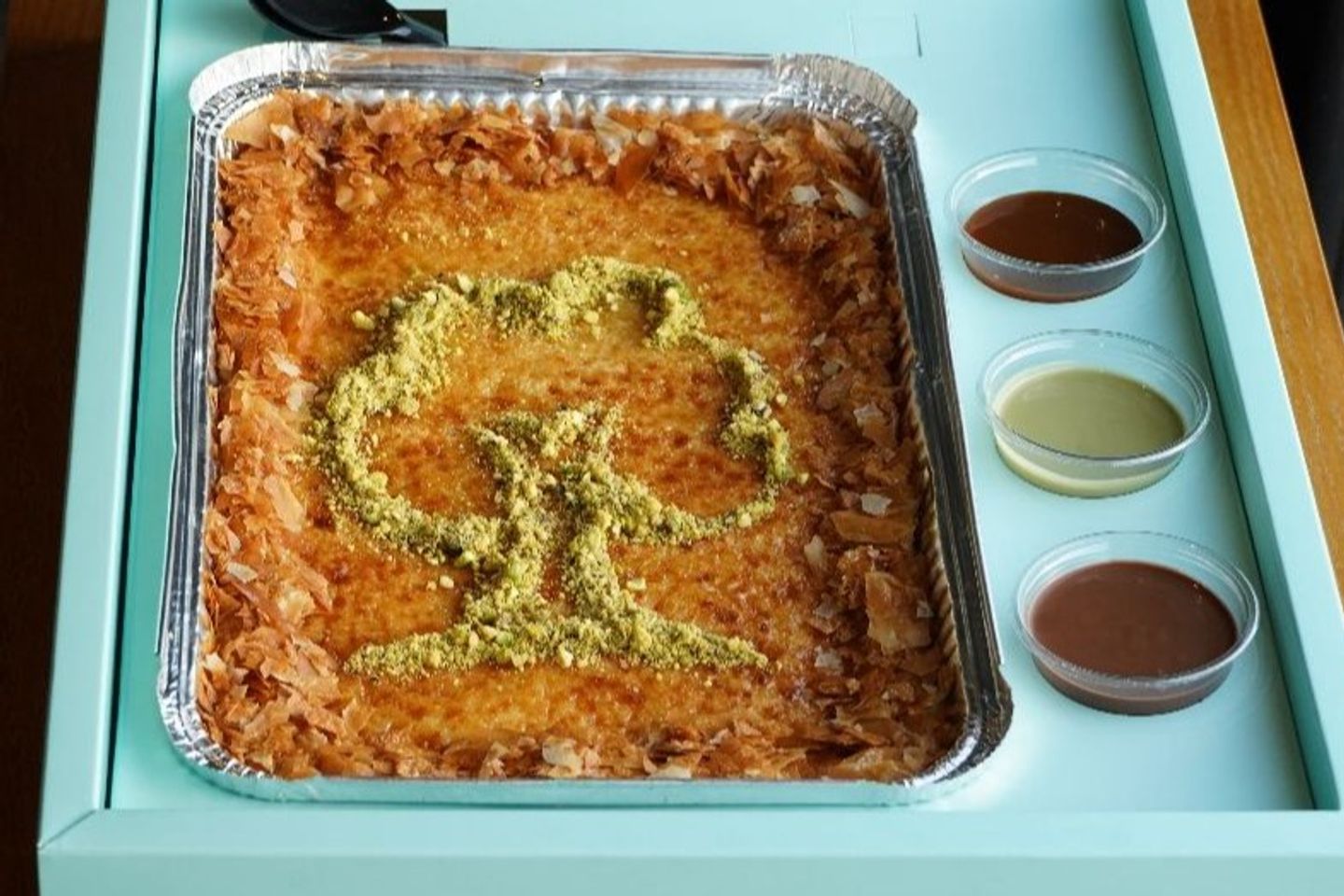 Big Basbousa With Cream