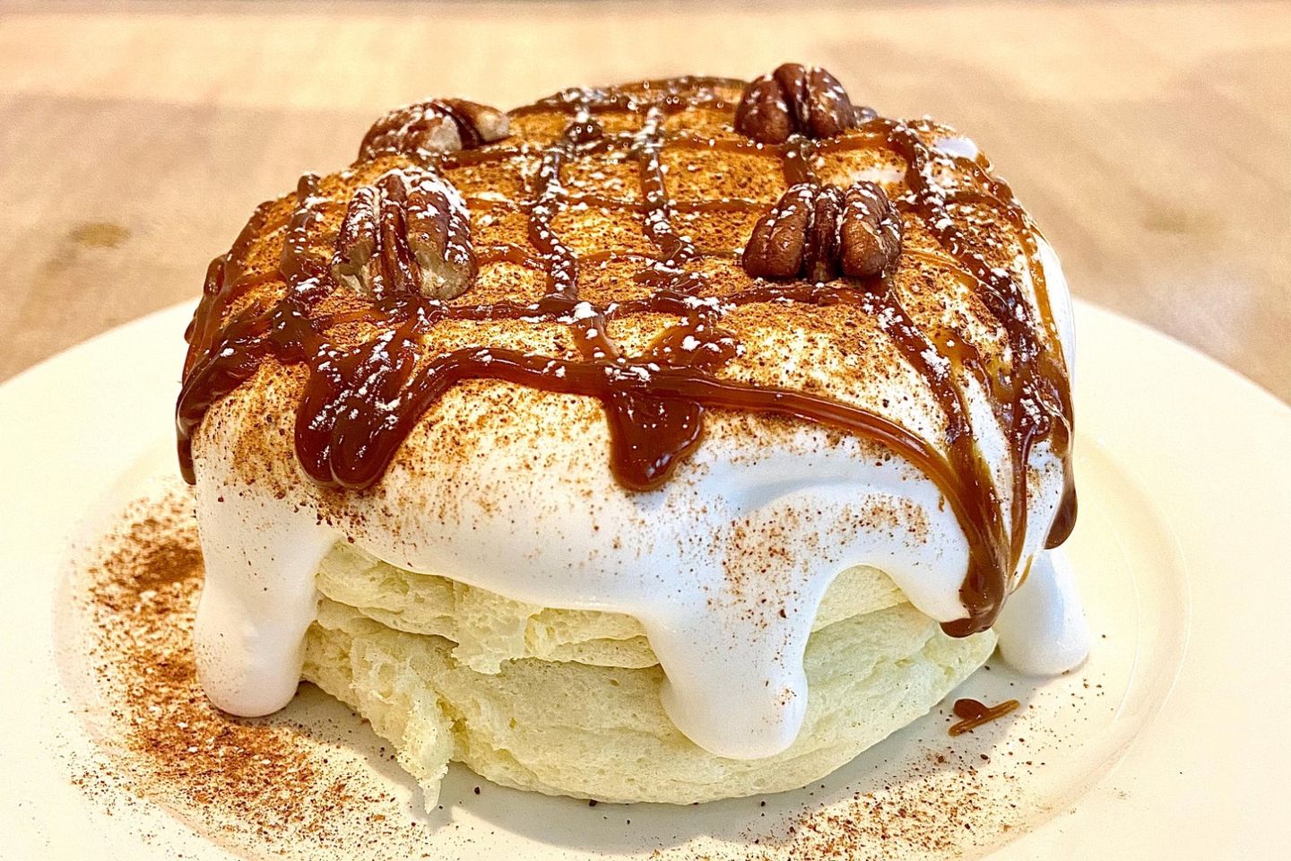 Japanese Pancakes With Cinnamon