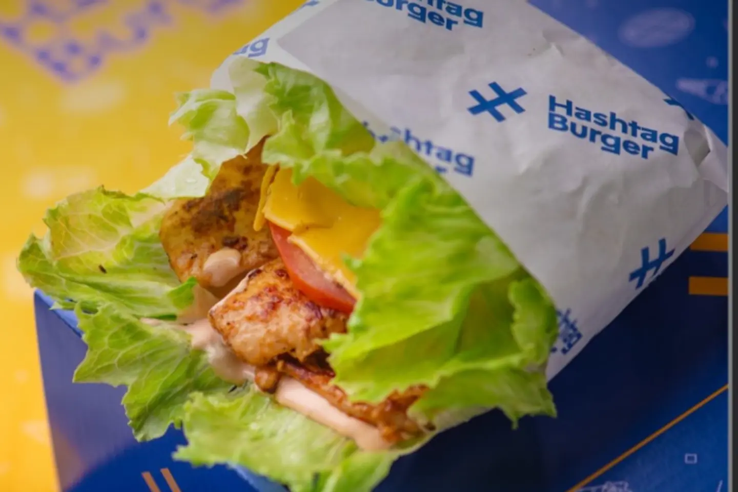 Chicken Lettuce Burger