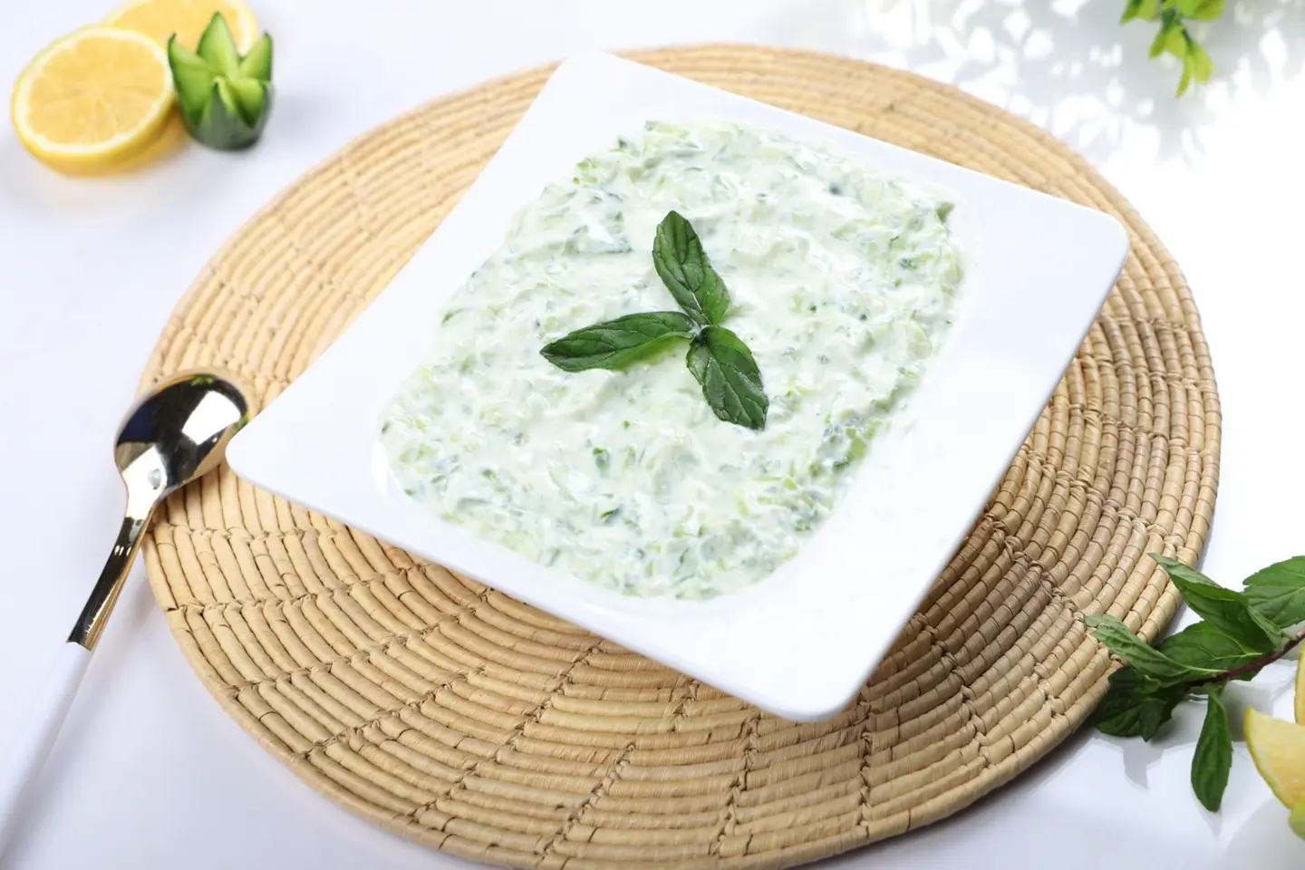 Yogurt With Cucumber Salad