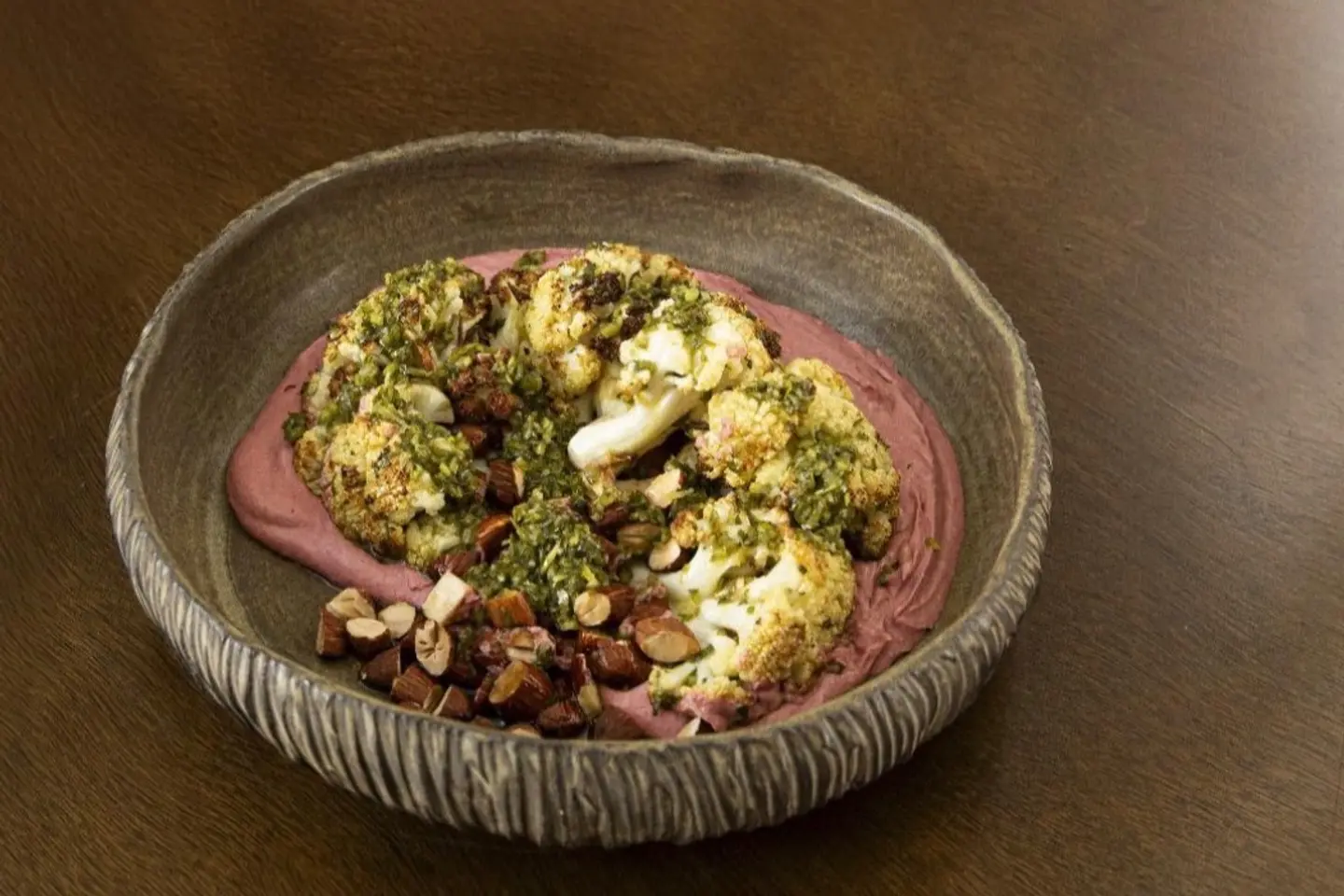 قرنبيط متفحم مع تشيميتشوري