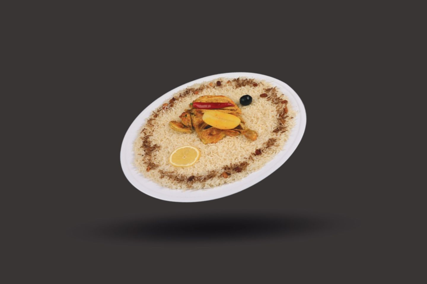 نصف دجاج مدفون