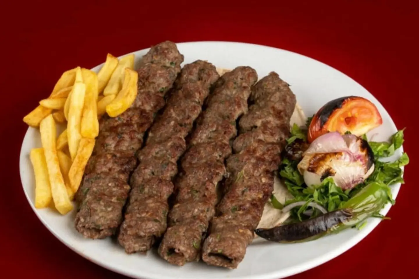 صحن كباب لحم