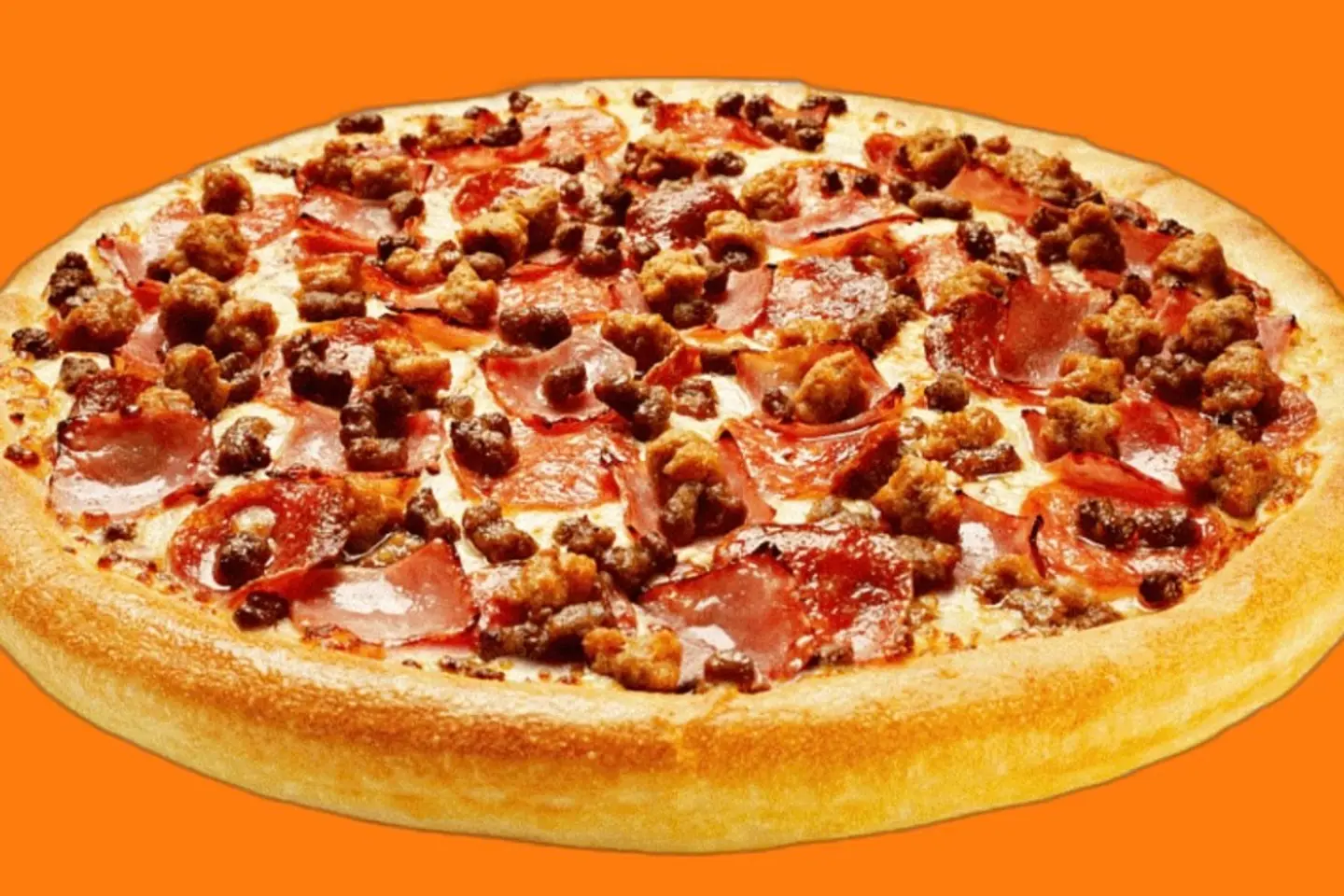 بيتزا لحم و ببروني