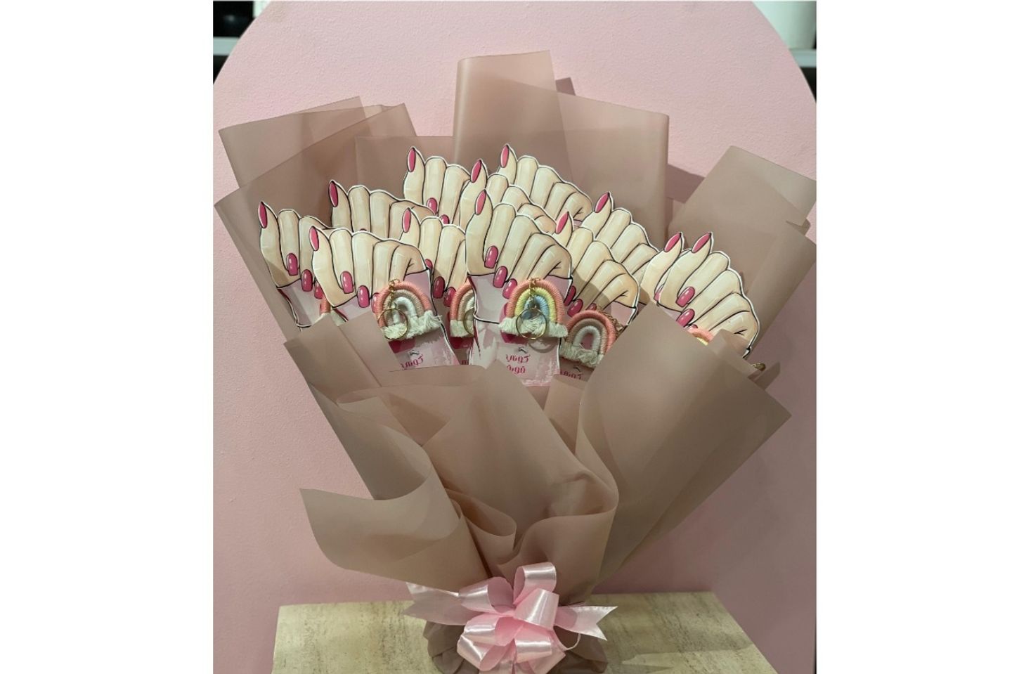 Bouquet Breast Cancer Awareness Distribution