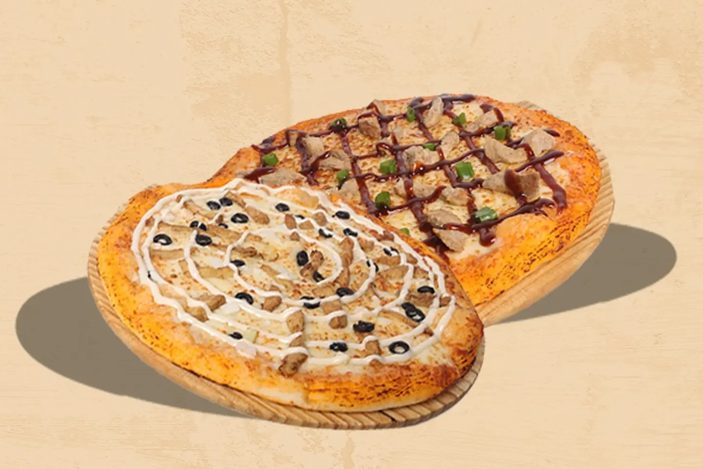 2 Meduim Pizza