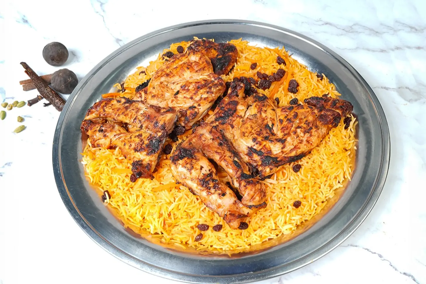Charcoal Chicken With Bukhari Rice - Charcoal Chicken With Bukhari Rice