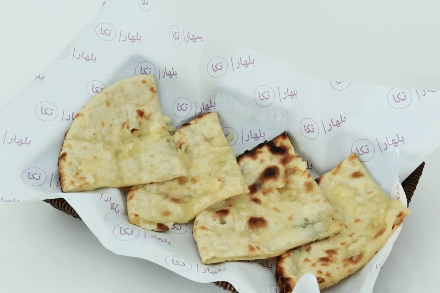 خبز النان بالجبن