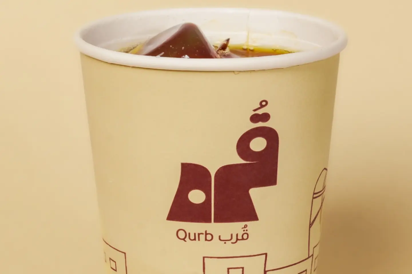 ايس قهوة مقطرة