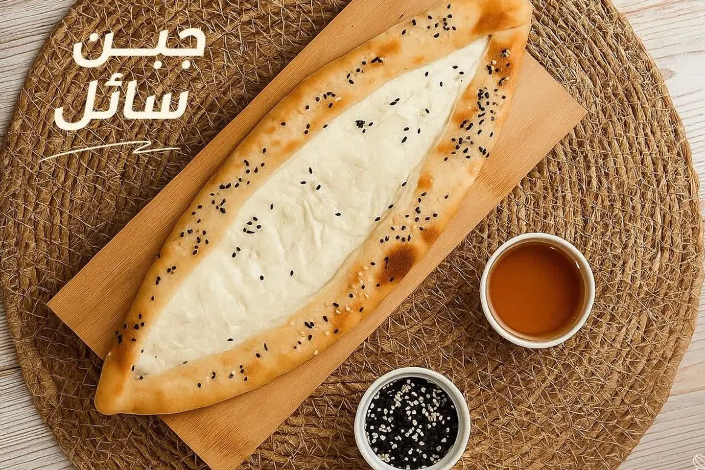 مناقيش بالجبنه السائله والخضار