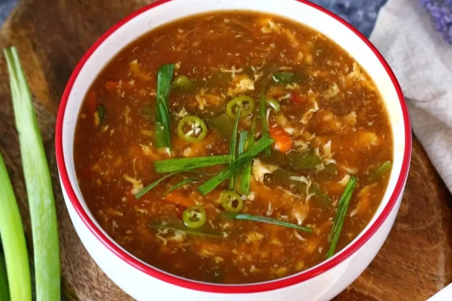 Hot And Sour Chicken Soup