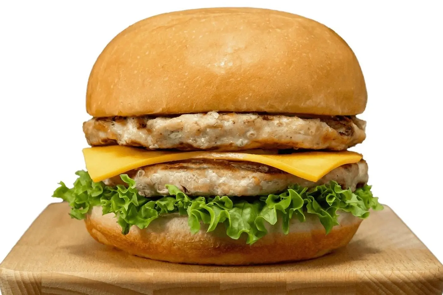 برجر دجاج دبل مشوي