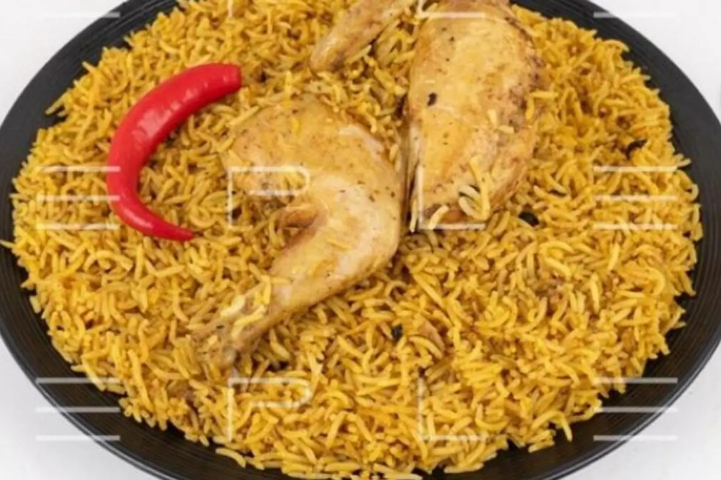 كبسة دجاج حارة