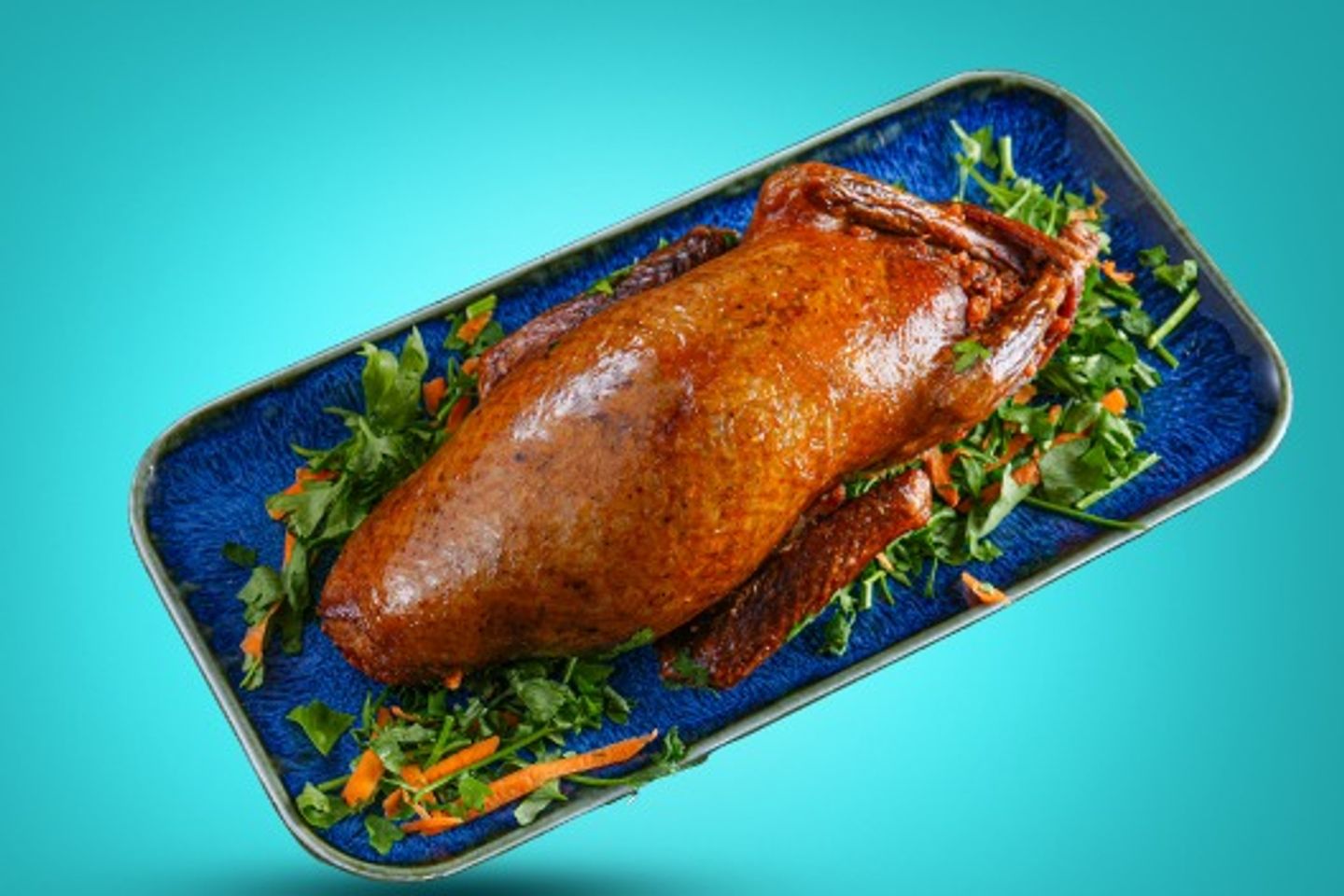 Pigeon Stuffed With Grits To