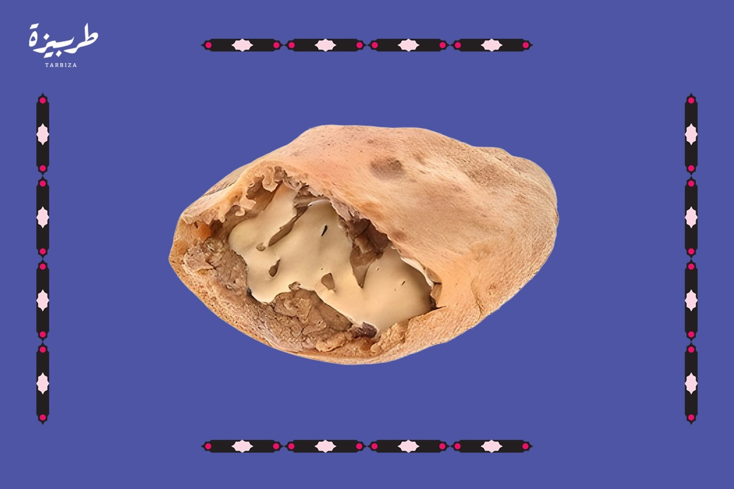 فول بالطحينة وزيت الزيتون