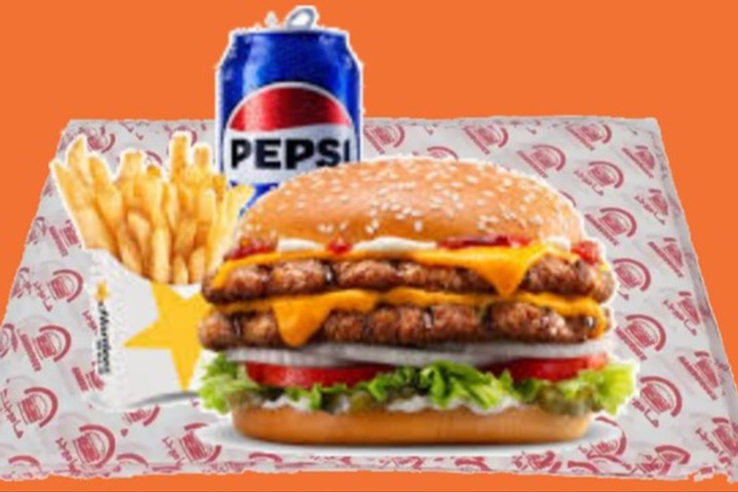 Beef Cheese Burger Meal