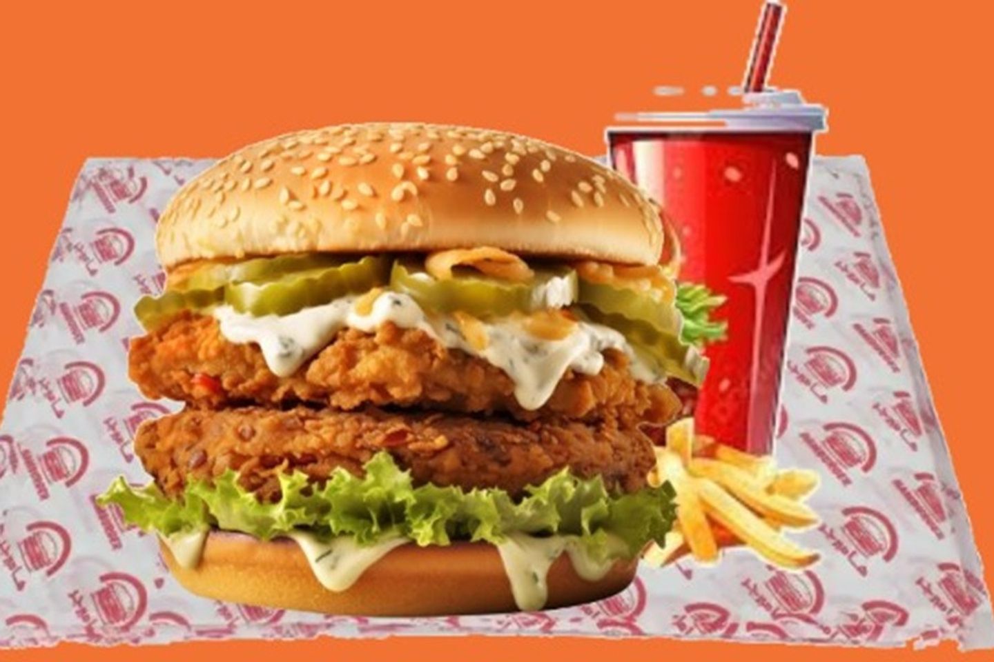 Double Zinger Burger Meal