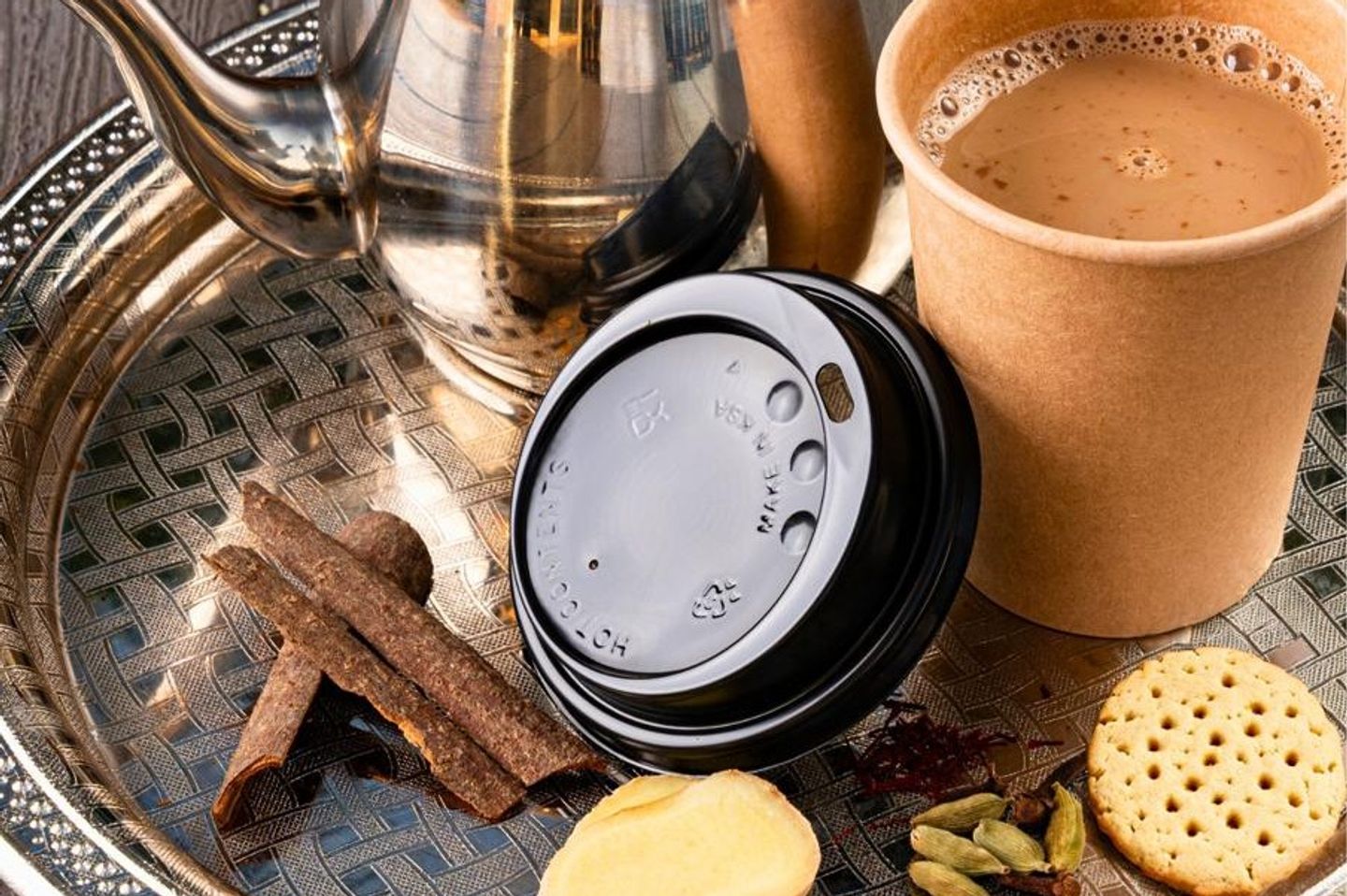 شاي كرك بسكويت