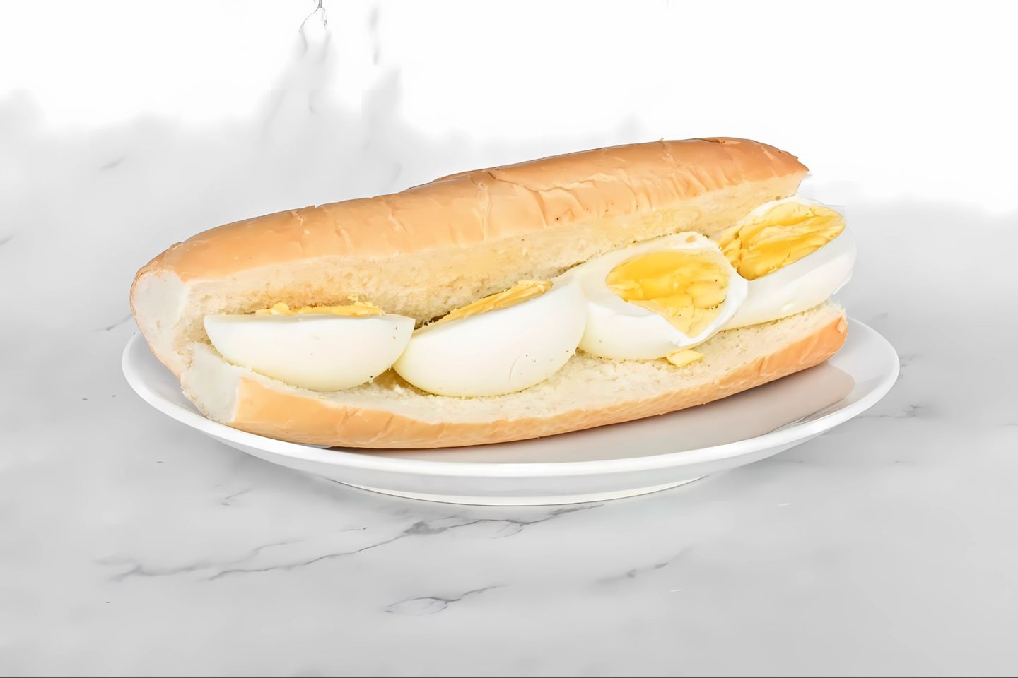 Boiled Eggs With Potatoes And Salad