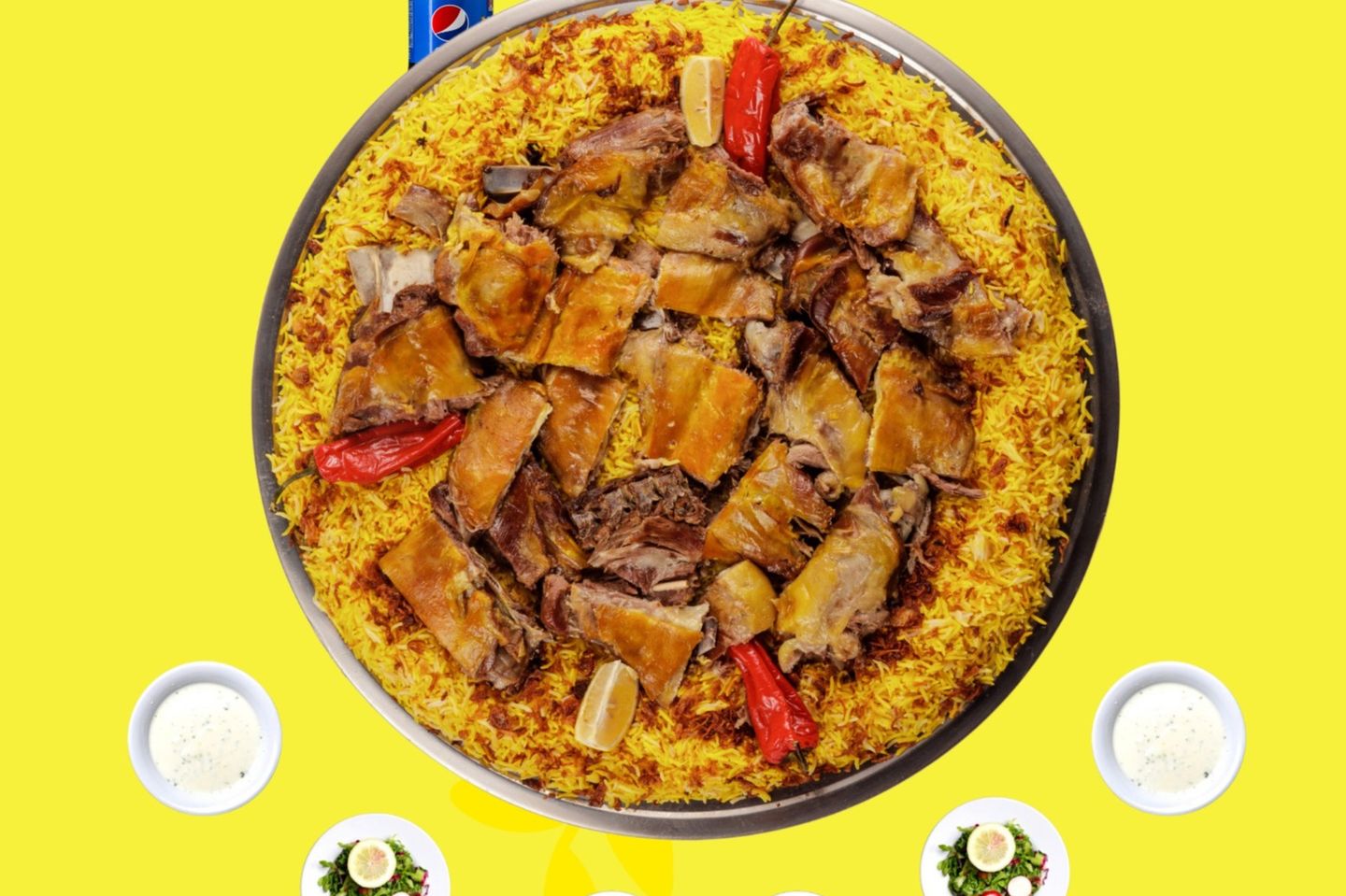 كومبو نص تيس مع الرز