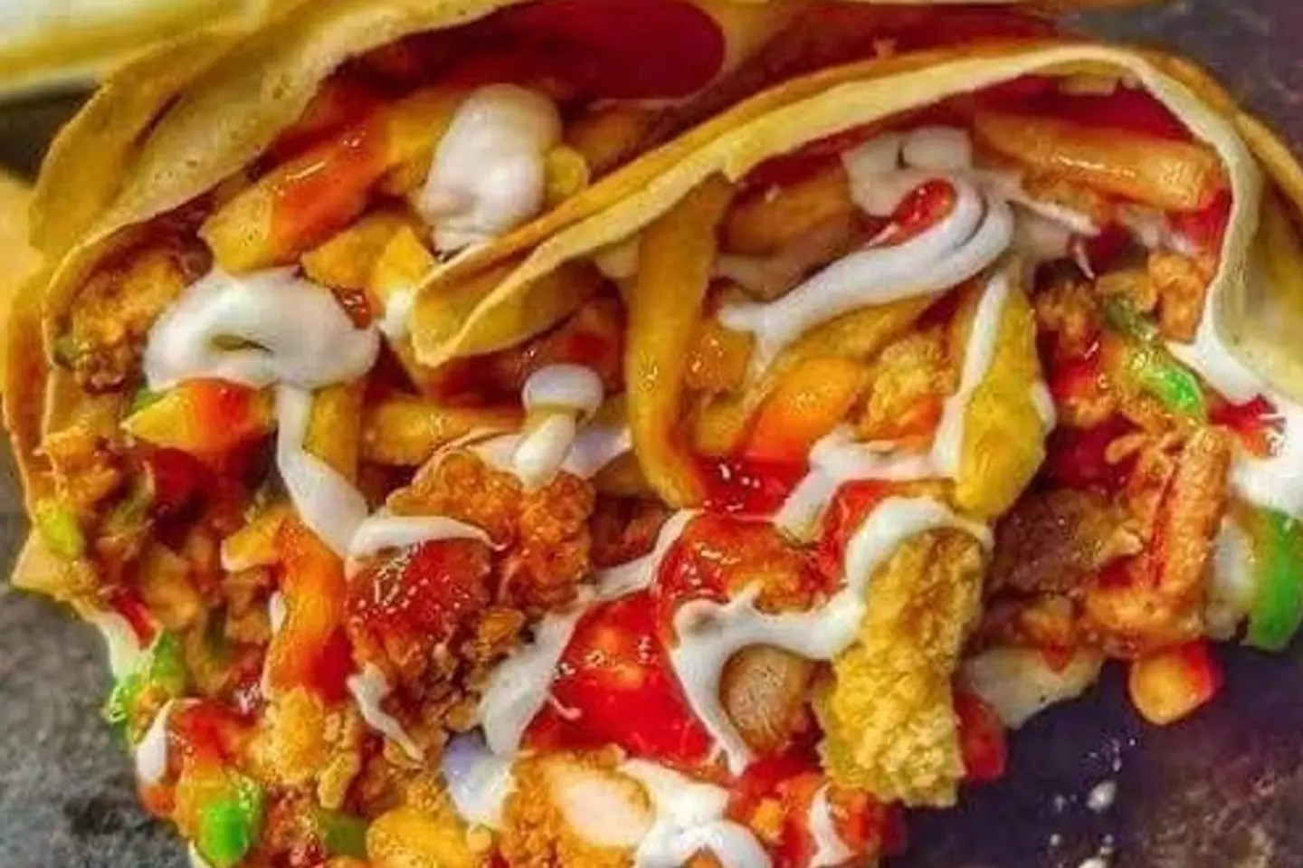 كريب مكس دجاج