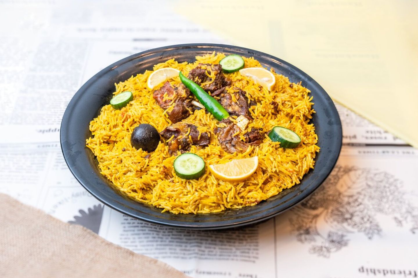 كبسة الديره لحم