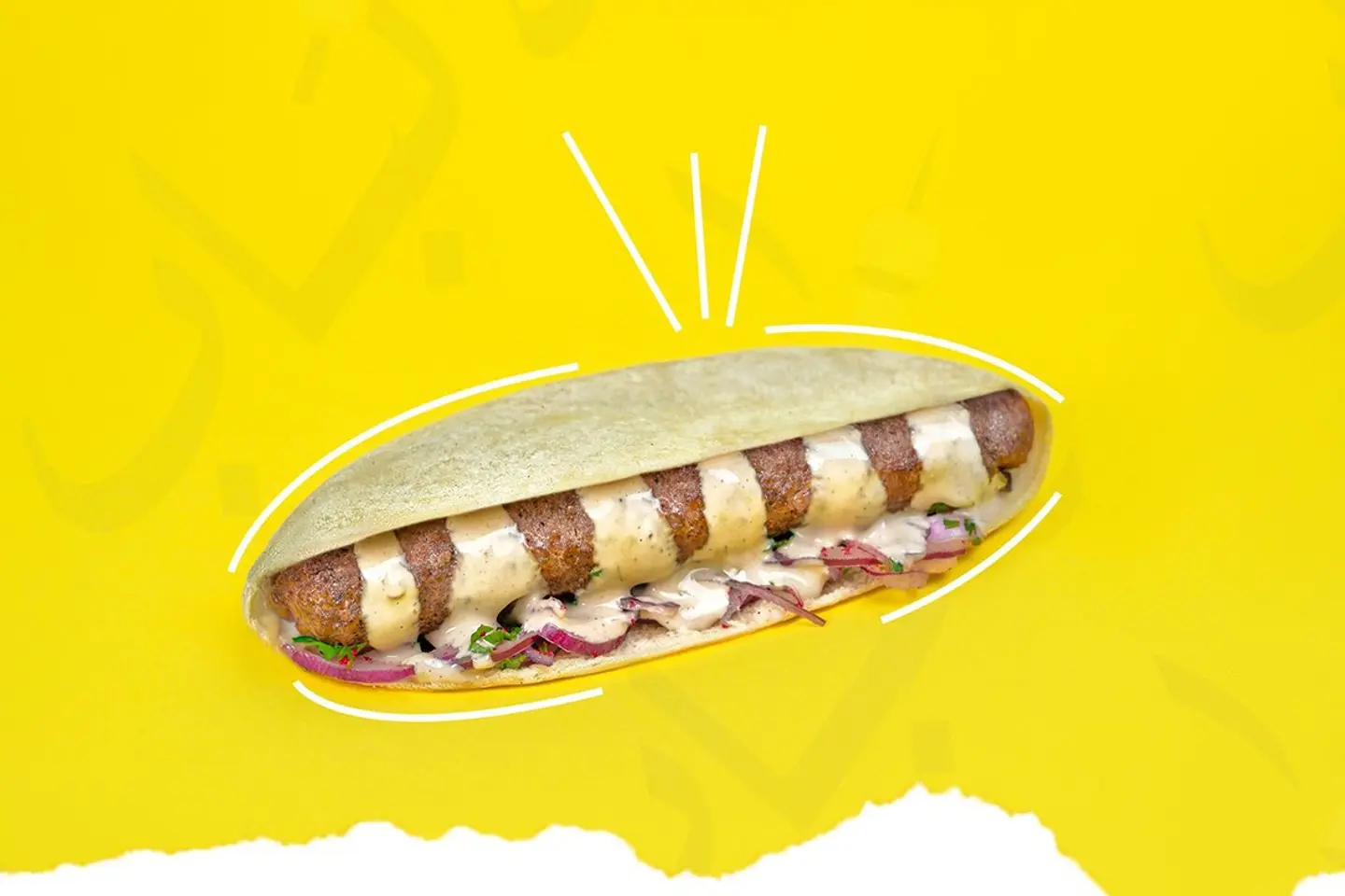 Meat Kebab Sandwich