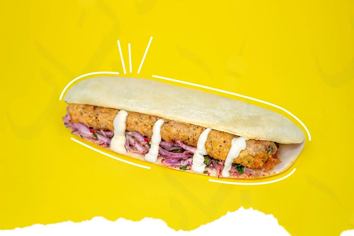 Chicken Kebab Sandwich