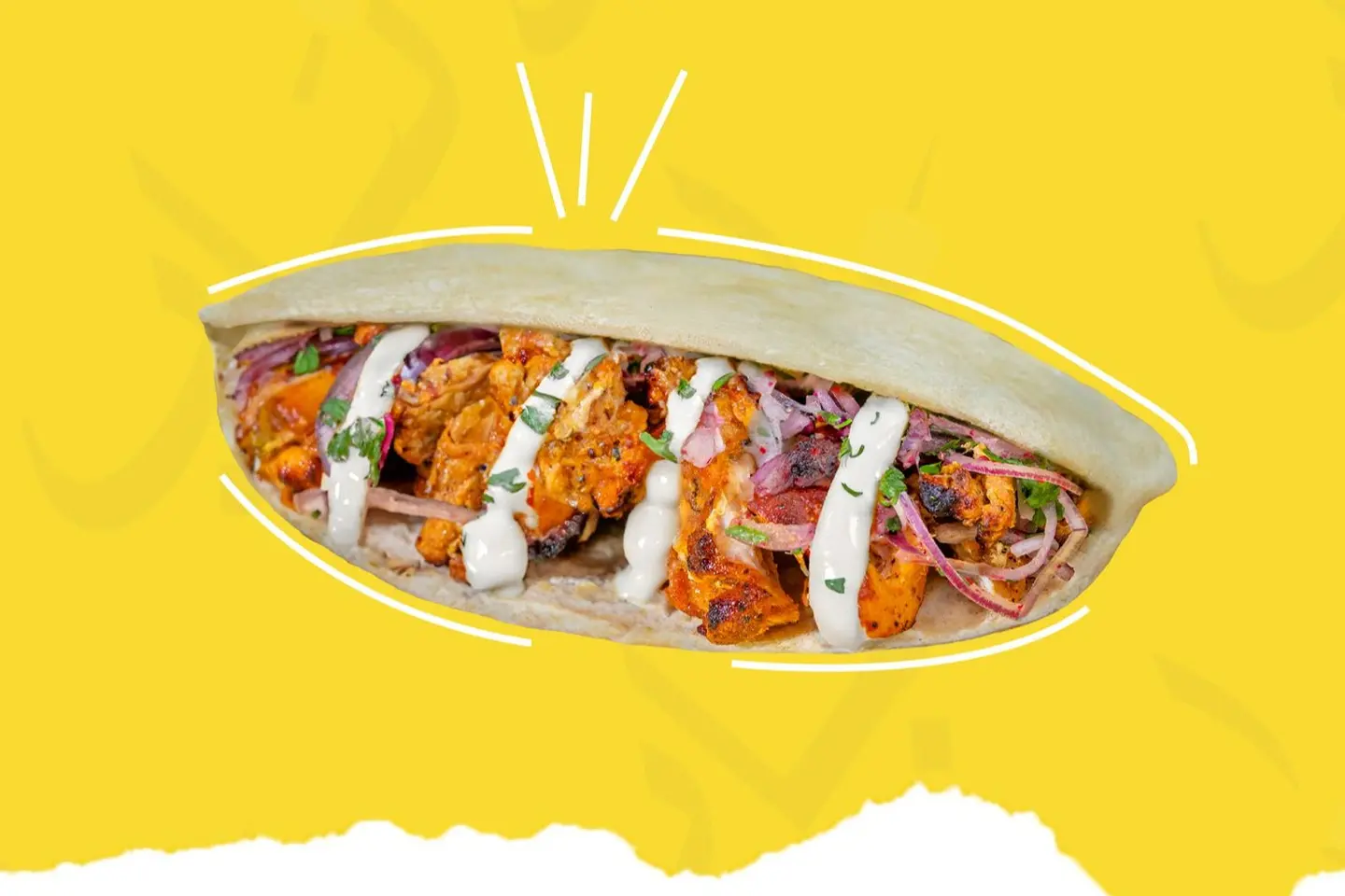 Shish Tawouk Sandwich