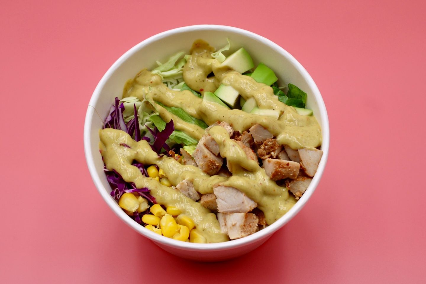 Grilled Chicken Poke Bowl