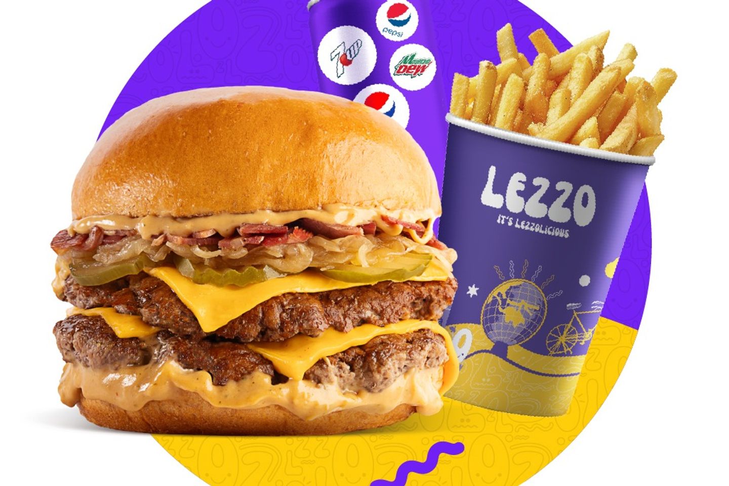 Combo Super Lezzo Double
