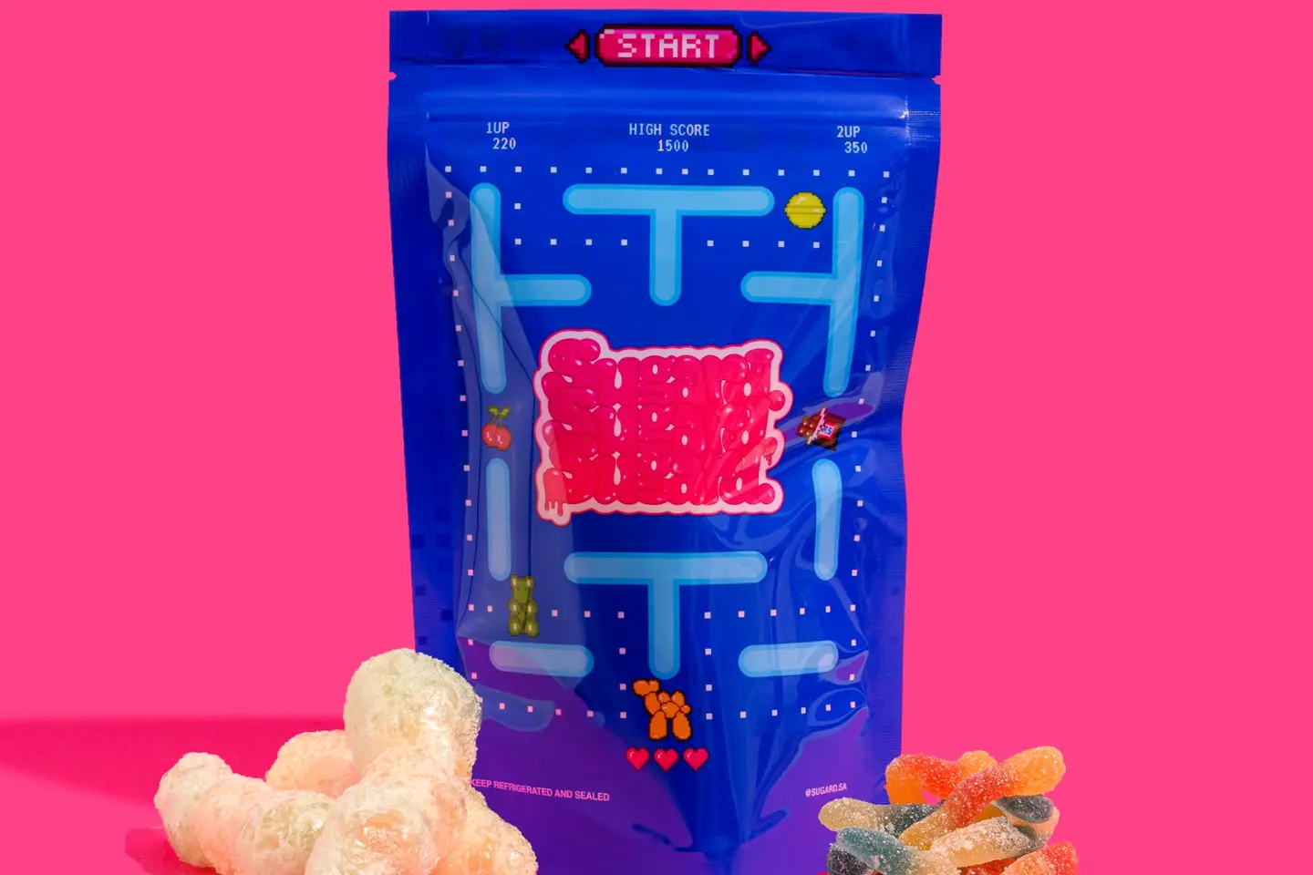 Freeze Dried Sour Gummy Worms